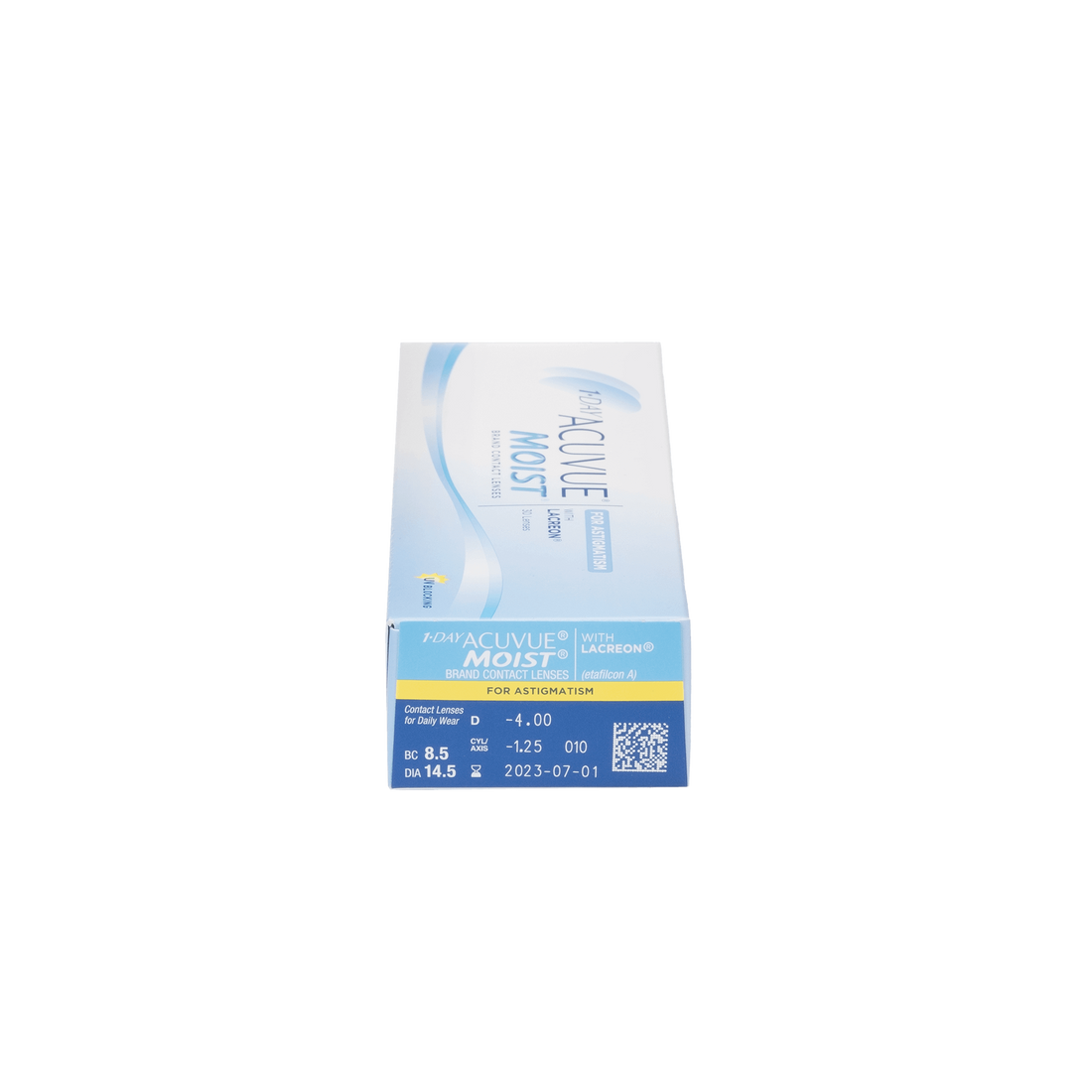1-Day Acuvue Moist for Astigmatism Contact Lenses - 30 Pack box